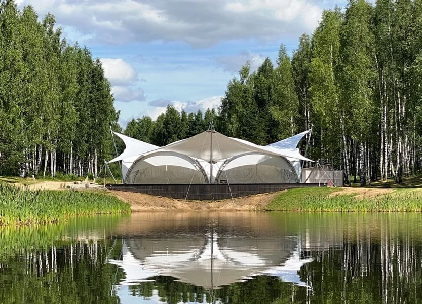 Tenda membrane outdoor untuk acara