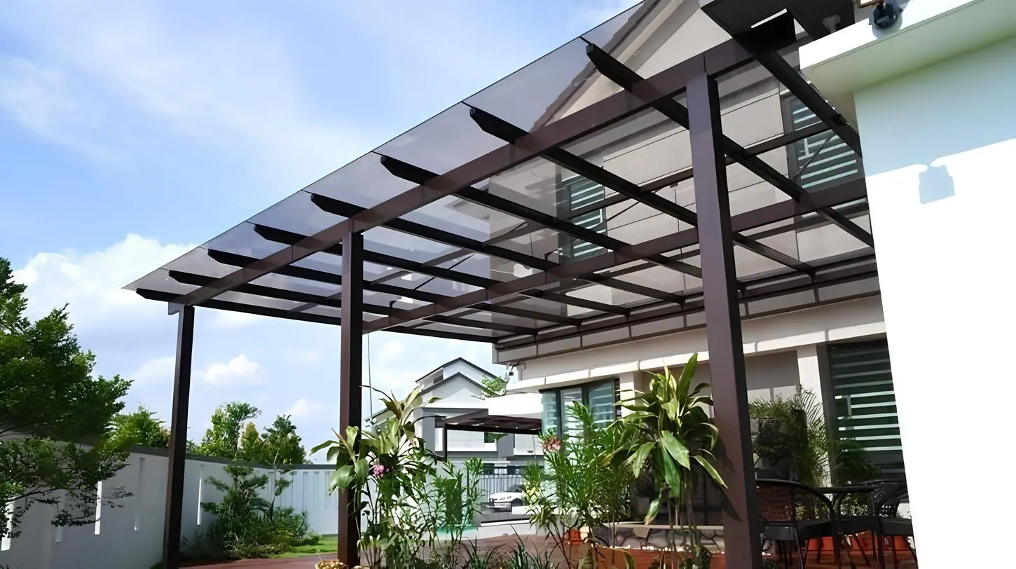 Kanopi Kaca Minimalis Tahan Cuaca