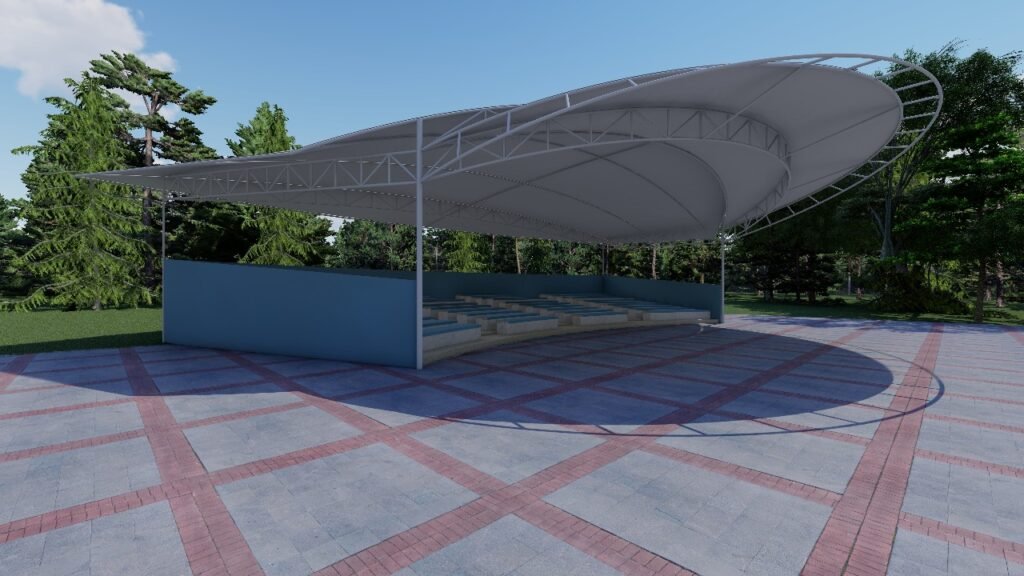 Tren Kanopi Membran Minimalis Area Bekasi