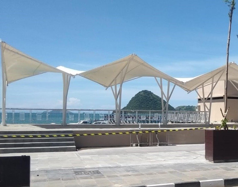 Kanopi Membran Modern untuk Area Sukabumi